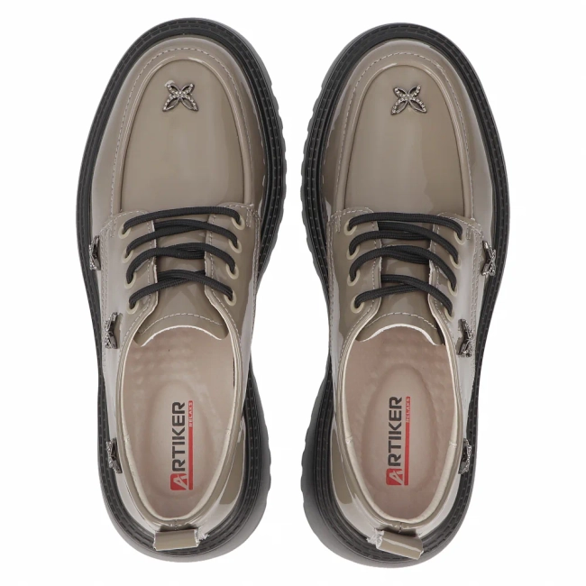 Leather shoes Artiker 55C1010 beige