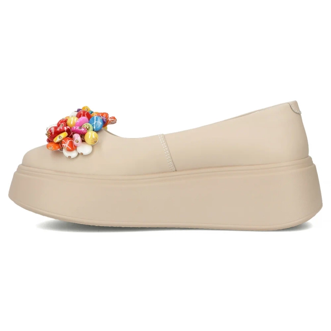 Leather shoes Filippo DP6836/25 BE beige