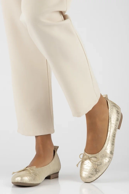 Leather shoes Filippo DP6249/24 GO gold