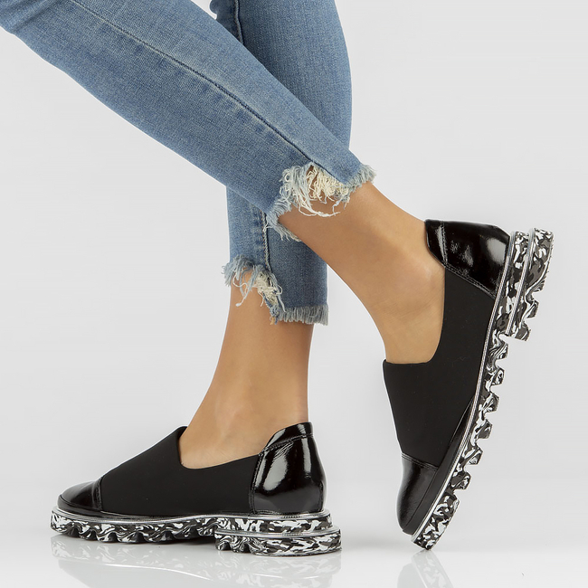 Leather shoes Filippo DP3920/22 BK black