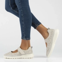 Leather shoes Filippo DP6073/24 BE beige