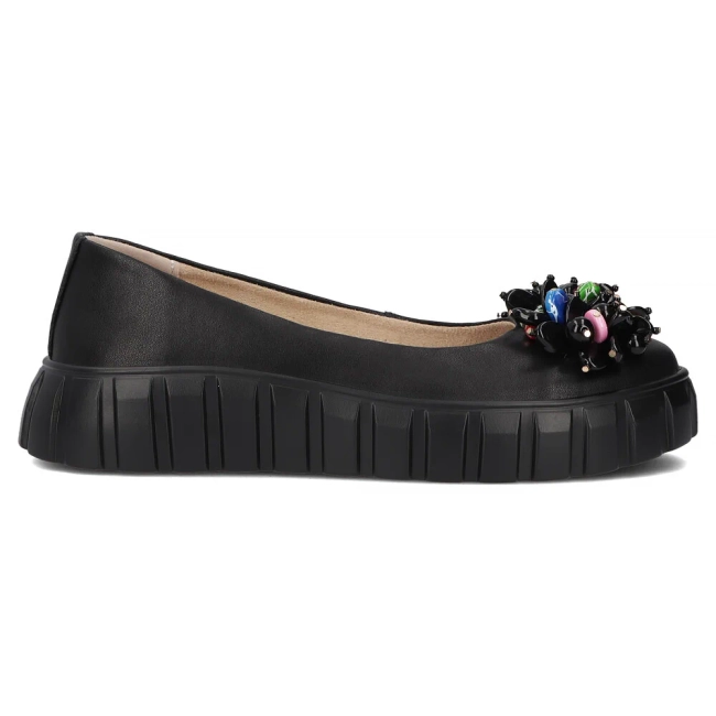 Leather shoes Filippo DP6996/25 BK black