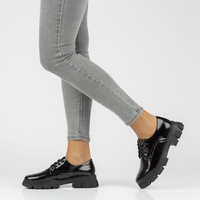 Leather shoes Filippo DP3153/21 BK black