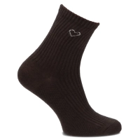 Women's Socks LM29-129 dark brown