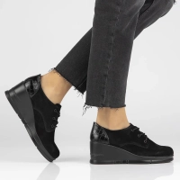 Leather shoes Filippo DP4905/23 BK black