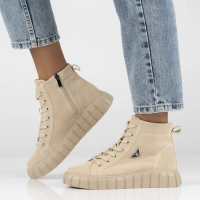 Leather boots Filippo DBT4146/23 BE beige