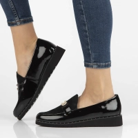 Leather loafers Filippo DP1515/24 BK black