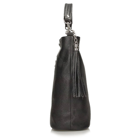 Handbag Toscanio Hobo Leather 1677 black