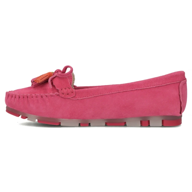 Leather loafers Filippo DP6136/25 FH fuchsia