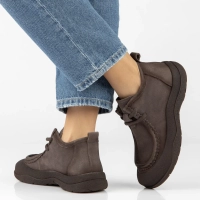 Leather ankle boots Filippo DBT8212/26 GR taupe
