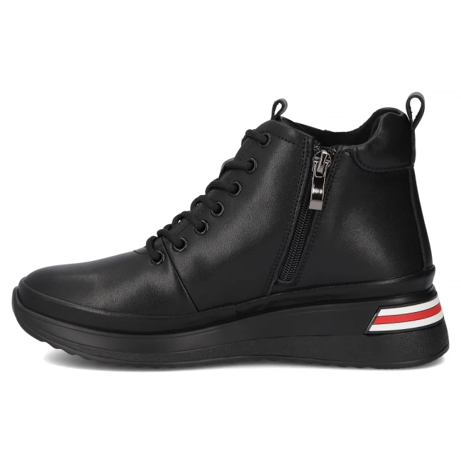 Leather ankle boots Filippo DBT4215/25 BK black