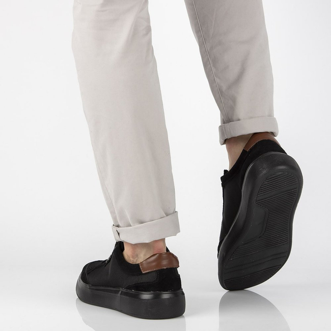 Skórzane półbuty Filippo MP2398/21 BK czarne