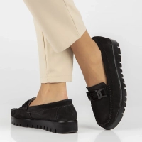 Leather loafers Filippo DP3334/25 BK black