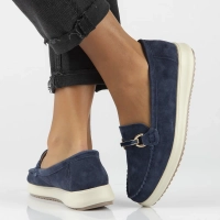 Leather loafers Filippo DP6135/25 NV navy