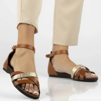 Leather sandals Filippo 40225 brown