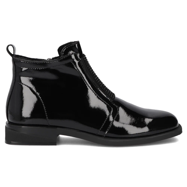 Leather ankle boots Filippo DBT7141/25 BK black