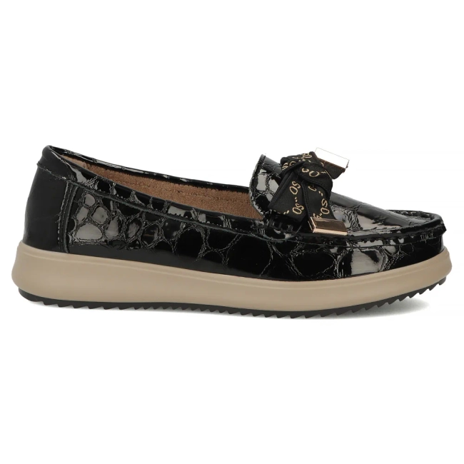 Leather loafers Filippo DP6457/26 BK CR black