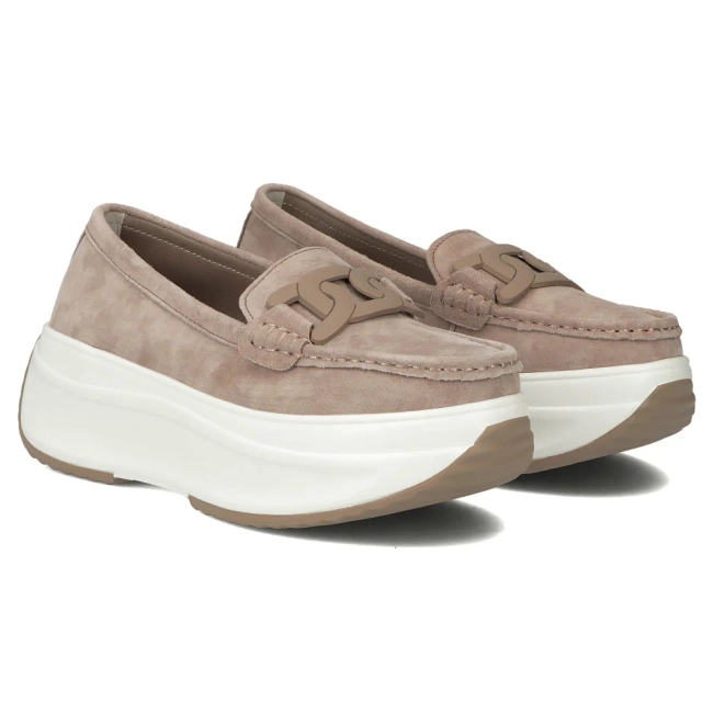 Leather shoes Filippo DP6132/25 BE beige