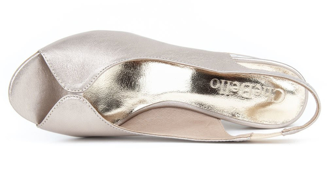 Sandały CheBello 2291-046-000-PSK-S22 Złoty