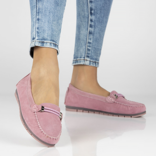 Leather loafers Filippo DP4548/23 PI pink