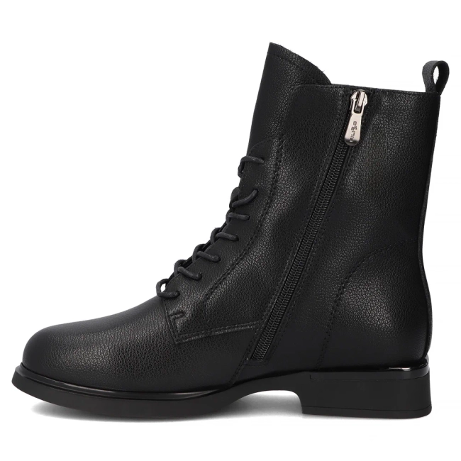 Leather ankle boots Filippo DBT7222/25 BK black