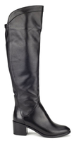 Kozaki skórzane Filippo 1161 czarne lico stretch