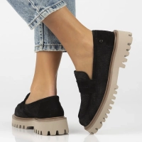 Leather shoes Filippo DP6796/25 BK black