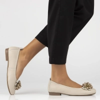 Leather ballerinas Filippo DP6782/25 BE beige