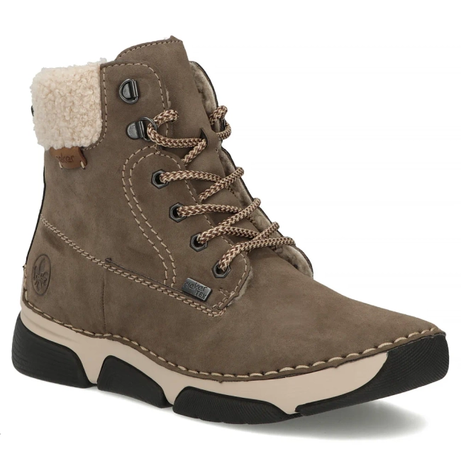 Leather boots Rieker 45925-25 brown