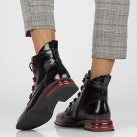 Leather boots Filippo DBT4114/22 BK black