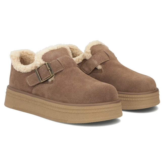 Leather shoes Filippo DP7946/26 BR brown
