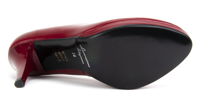 Czółenka Filippo 747 Czerwone