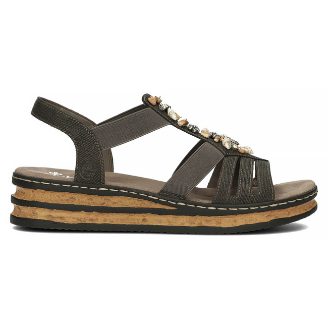 Sandals Rieker 62949-45 grey