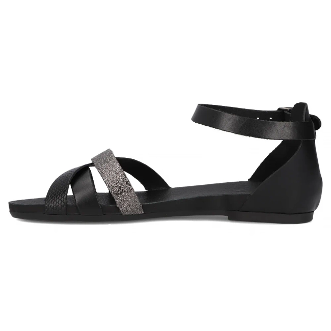 Leather sandals Filippo 40225 black