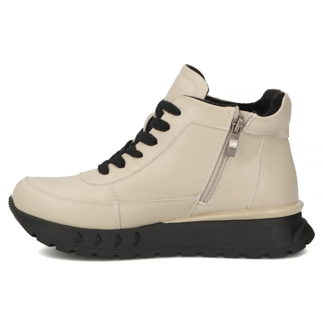 Leather ankle boots Filippo DBT7145/25 BE beige