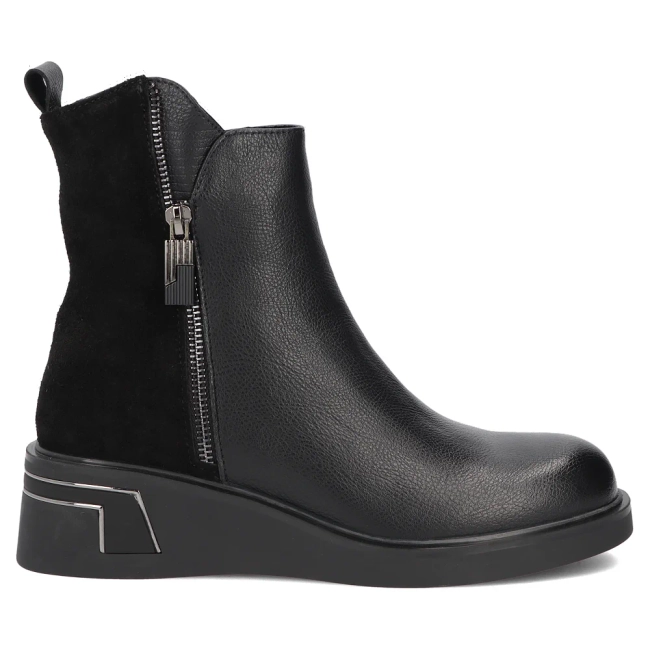 Leather ankle boots Filippo DBT8040/26 BK black