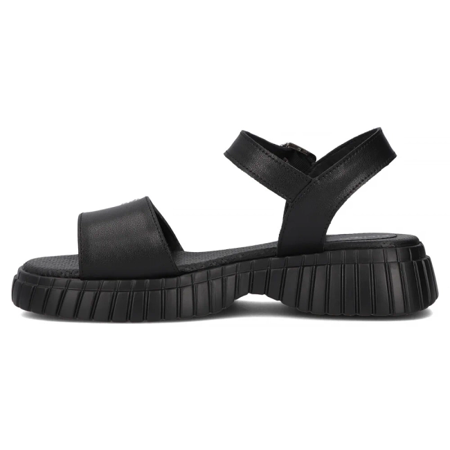 Leather sandals Filippo DS6811/25 BK black
