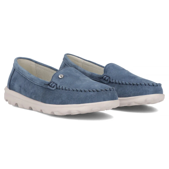 Leather loafers Filippo DP6751/25 BL blue