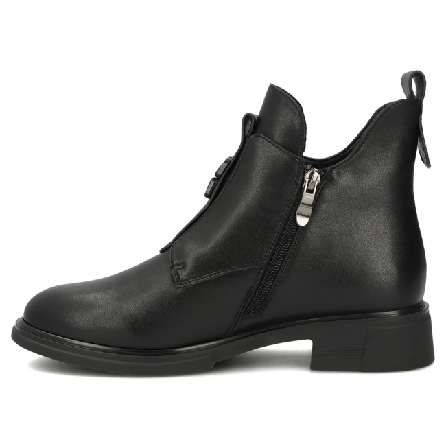 Leather ankle boots Filippo DBT8135/26 BK black