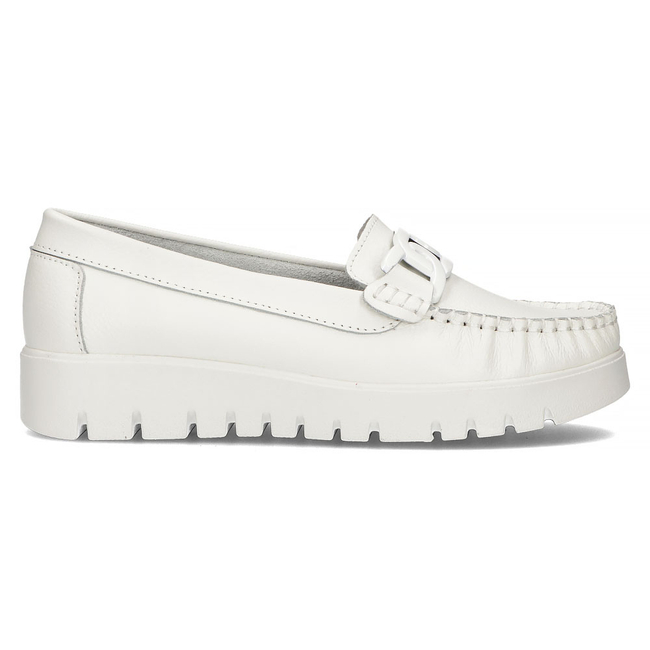 Leather loafers Filippo DP3334/23 WH white