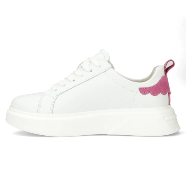 Leather Sneakers Filippo DP4580/24 WH white