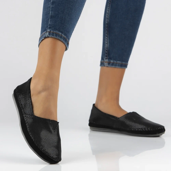 Leather shoes Filippo DP031/24 BK black