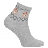 Women's Socks LM18-412 ight grey
