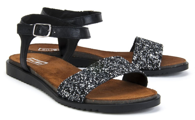 Sandals Filippo 1368 Black Sequins Nero