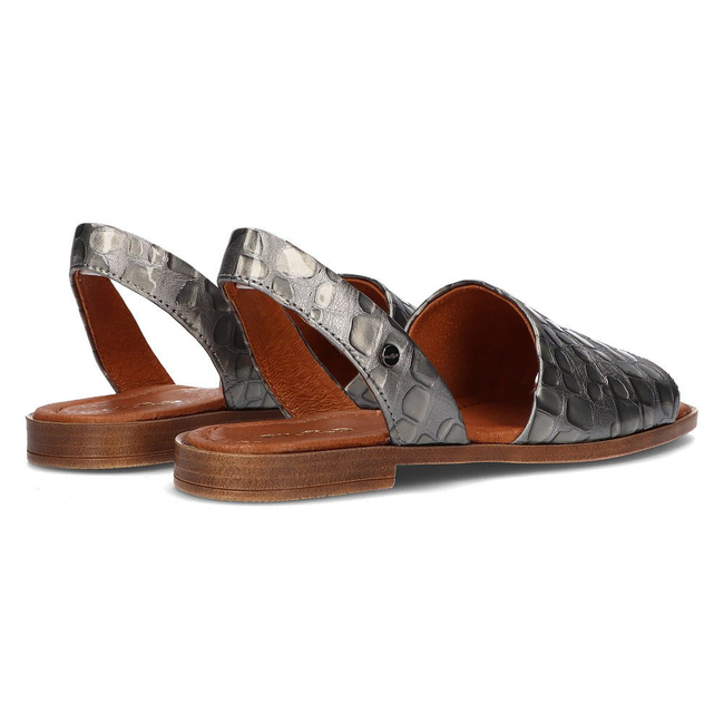 Leather sandals Filippo 40215 gray