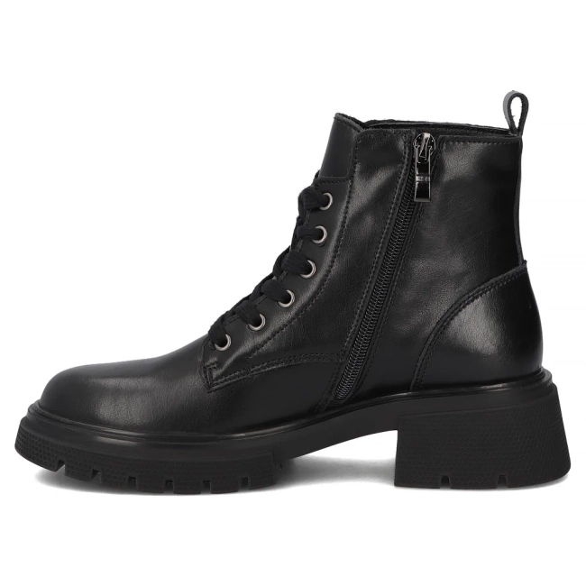 Leather ankle boots Filippo DBT7422/25 BK black