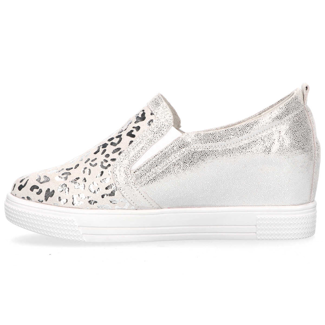 Leather shoes Filippo DP1349/20 SI silver