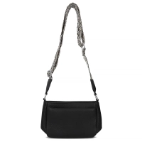 Black shoulderbag night petal