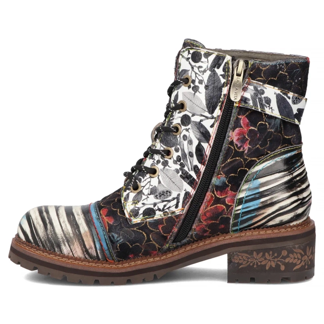 Skórzane botki Laura Vita kleo 15 czarne