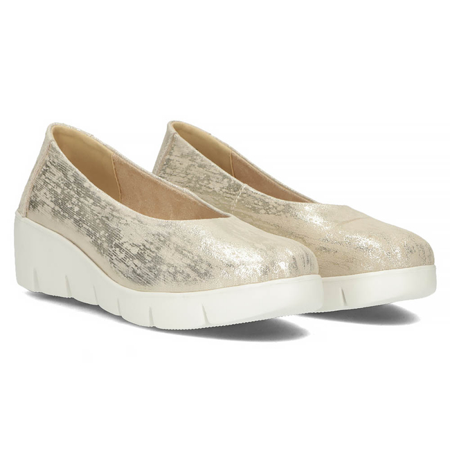 Leather shoes DP4560/23 GO gold